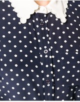 Thumbnail for your product : Tory Burch Silk Polka-Dot Blouse