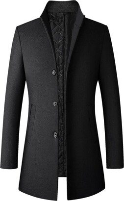 Pea Coat Mens Woolen Coats Uk Authentic Men's Wool Peacoat/Reefer
