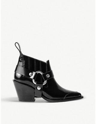 Zadig & Voltaire N'Dricks patent-leather heeled ankle boots