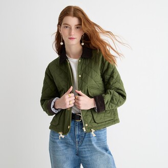 J.Crew Limited-edition new cropped quilted Barn Jacket - ShopStyle