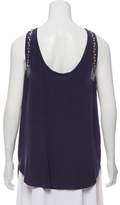 Thumbnail for your product : Rebecca Taylor Silk Sleeveless Top
