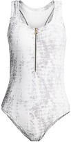 Thumbnail for your product : Heidi Klein Core Snakeskin-Print One-Piece Swimsuit