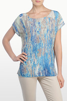 Thumbnail for your product : NYDJ Marbelized Print Top