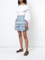 Thumbnail for your product : Alexis dot embroidered mini skirt