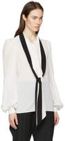 Thumbnail for your product : Givenchy Off-White and Black Tie Shirt