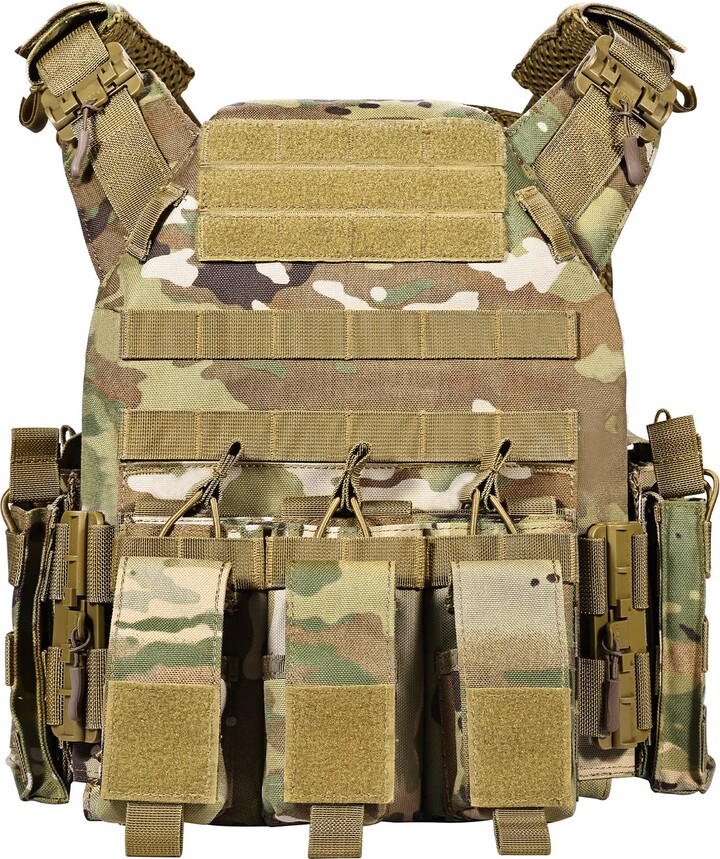 GLORYFIRE Tactical Vest Quick Release Airsoft Vest Adjustable