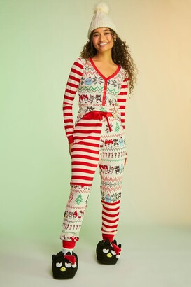 Forever 21 Women's Hello Kitty & Friends Holiday Thermal Pants in