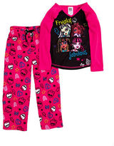 Thumbnail for your product : Komar Kids Girls 2-6x Print Thermal Pajama Set