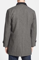 Thumbnail for your product : Brixton 'Darger' Shearling Collar Overcoat