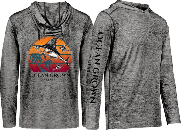 Ocean Grown Swordfish Trio Coolcore® Hoodie Performance Wear (US