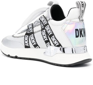 DKNY Side Logo-Print Sneakers - ShopStyle Trainers & Athletic Shoes