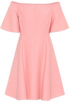 Thumbnail for your product : Valentino Wool and silk crepe minidress