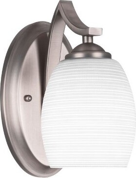 Toltec Lighting ToltecLightingZilo1-LightSconceinGraphitewith5\