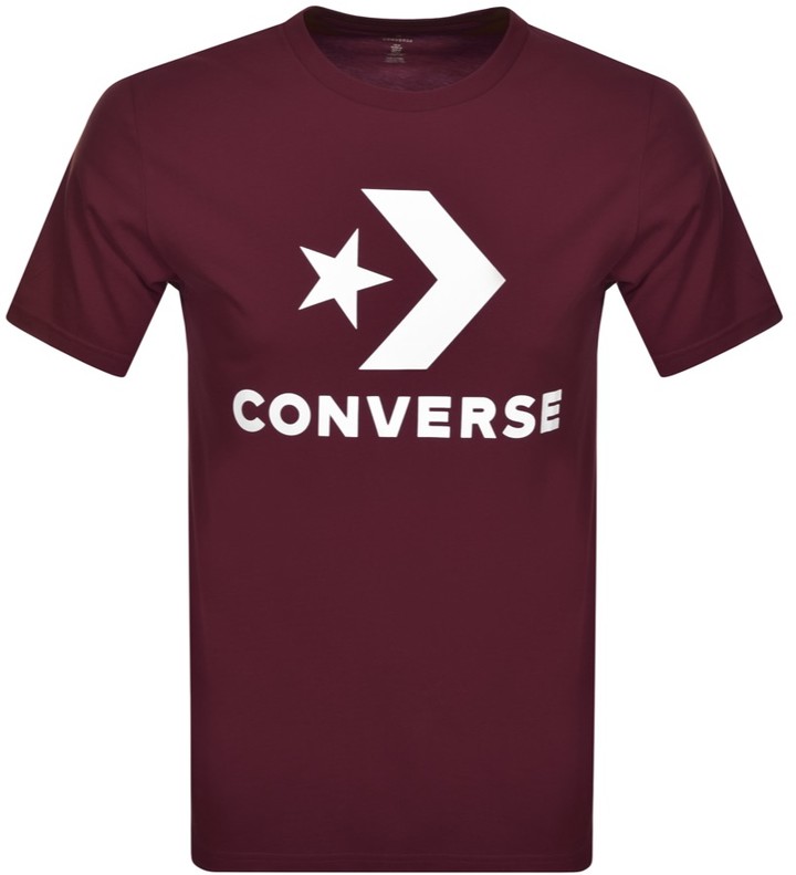 maroon converse shirt