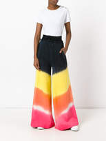 Thumbnail for your product : Off-White wide-leg tye-dye trousers