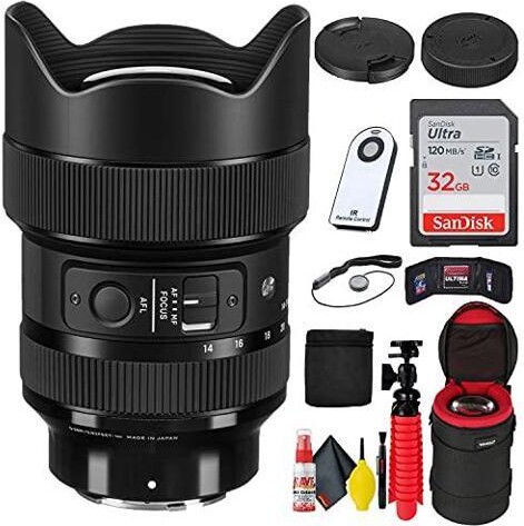Sigma 14-24mm f/2.8 DG DN Art Lens for Sony E + 32GB Accessory Bundle