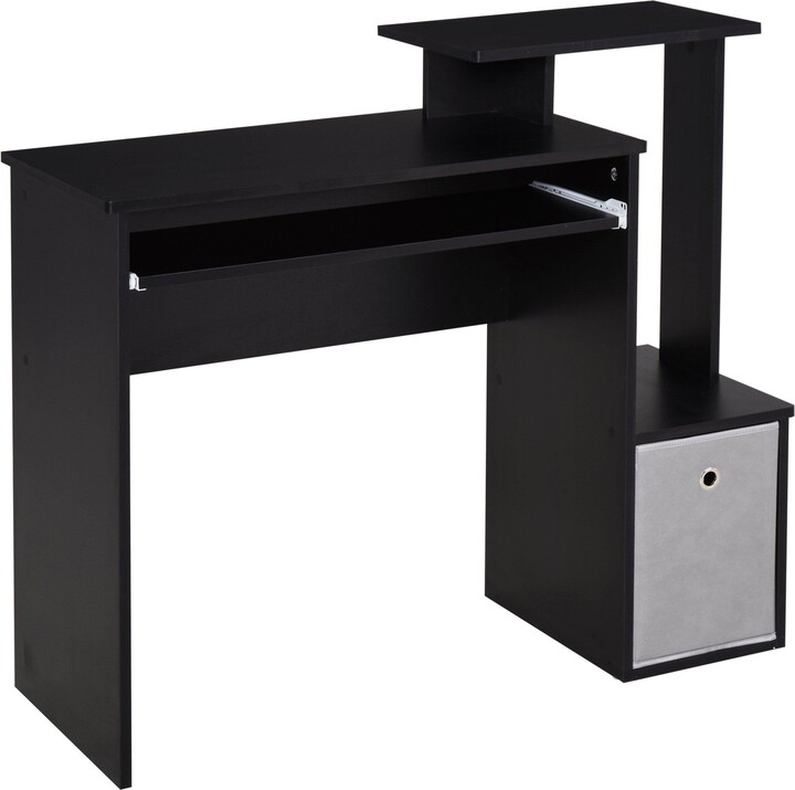 Computer Desk with Sliding Keyboard Tray Storage Drawer Shelf ShopStyle