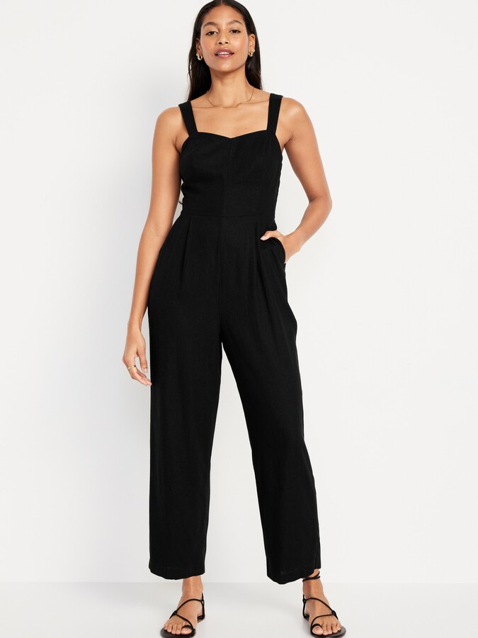 Old Navy Wide Leg Jumpsuit Old Navy Fit Flare Cami Jumpsuit