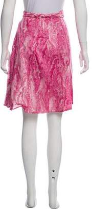 Burberry Printed Wrap Skirt