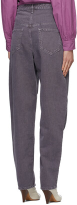 Etoile Isabel Marant Purple Corfy Jeans