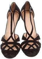 Thumbnail for your product : Jean-Michel Cazabat Suede Cutout Sandals
