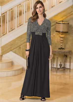 Together Sparkling Beaded Maxi Dress