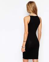 Thumbnail for your product : ASOS Tall 90's High Neck Bodycon Dress