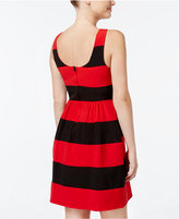 Thumbnail for your product : B. Darlin Juniors' Striped A-Line Dress
