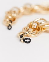 Thumbnail for your product : ASOS DESIGN chunky twisted sunglasses chain