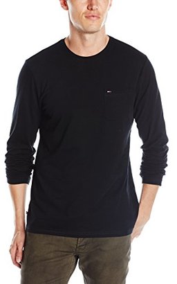 Tommy Hilfiger Men's Long Sleeve Jersey Cotton Pocket T-Shirt