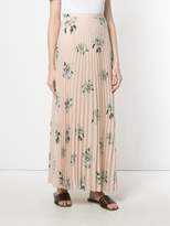 Thumbnail for your product : Dondup floral print pleated skirt