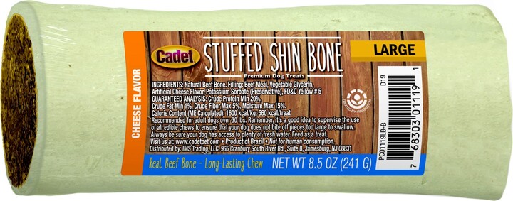 Cadet Stuffed Shin Bones Cheese Flavor Dog Bones