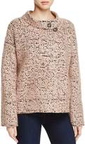 Thumbnail for your product : Badgley Mischka Button-Collar Tweed Jacket