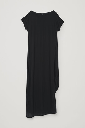 COS Long Draped Dress - ShopStyle