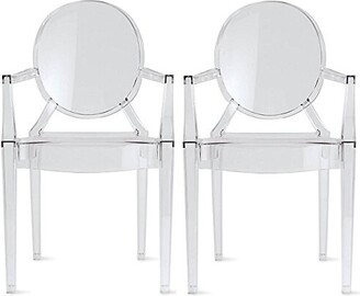 Clear Dining Room Chairs - Set 2 Pakoula Clear Dining Room Chair Protectors Plastic Covers For Chairs No Dust Dirt Spill Water Pet Hair Pet Claws Pet Paws Home Decor Slipcovers One Acleaning Com : Let your dining table take center stage by circling acrylic chairs around it.
