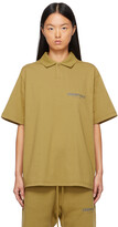 Thumbnail for your product : Essentials Khaki Jersey Polo