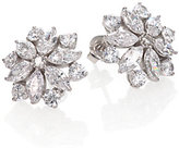 Thumbnail for your product : Adriana Orsini Faceted Floral Sterling Silver Button Earrings