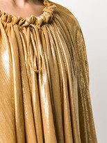 Thumbnail for your product : Y/Project Slouchy Pleated Metallic Maxi Dress