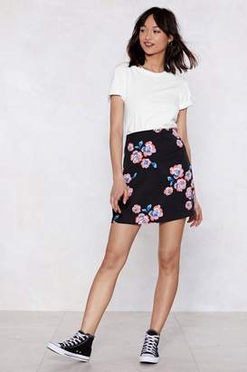 Nasty Gal Chill Babe Floral Skirt