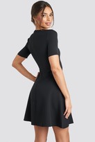 Thumbnail for your product : Trendyol V-Neck Front Button Mini Dress