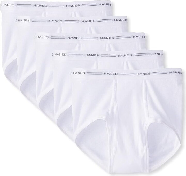 Hanes Men's Tagless White Briefs with ComfortFlex Waistband-Multiple Packs  Available (5-pack White) Men's Underwear - ShopStyle