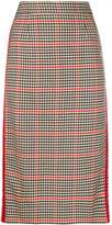 Thumbnail for your product : P.A.R.O.S.H. checkered print pencil skirt