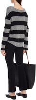 Thumbnail for your product : Autumn Cashmere Sequin-embellished Striped Cashmere-blend Sweater