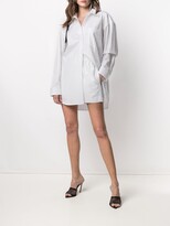 Thumbnail for your product : Alexander Wang Sequin Striped Shirt Dress