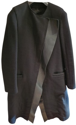 Neil Barrett Black Wool Coat for Women