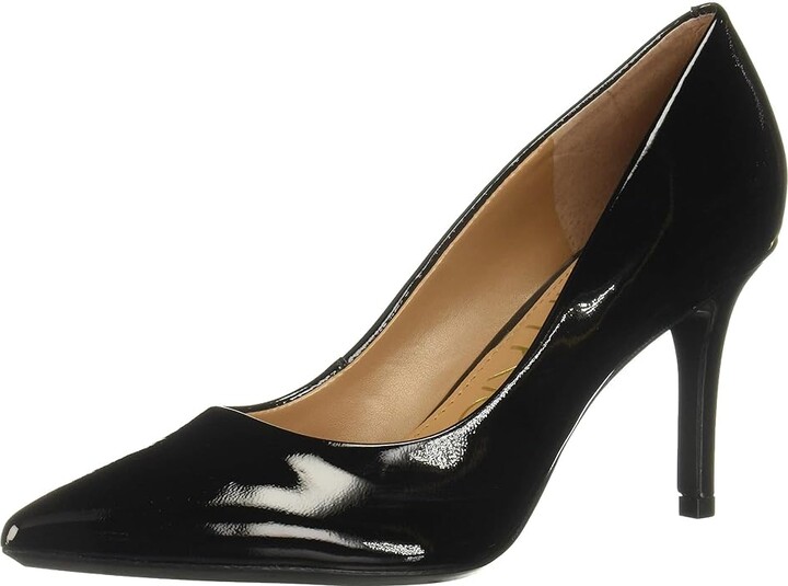 Calvin Klein, Shoes, Calvin Klein Brady Nude Beige Pumps Heels Womens  Patent Leather Pointy Toe Sz 5