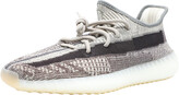 Thumbnail for your product : Yeezy Brown/Beige Cotton Knit Boost 350 V2 Zyon Sneakers Size 46 2/3