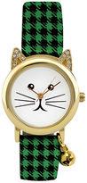 Thumbnail for your product : JCPenney FASHION WATCHES Womens Holiday Kitty Strap Watch