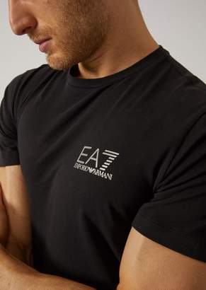 Emporio Armani Ea7 Stretch Jersey Crew-Neck T-Shirt