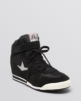 Thumbnail for your product : Ash Lace Up High Top Wedge Sneakers - Jazz Bis